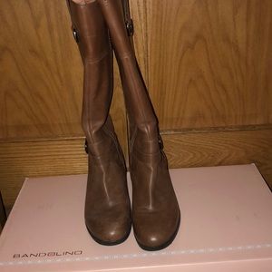 Bandolino brown riding boots size 7.5